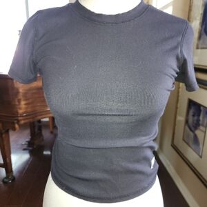 VUORI POSE FITTED TEE - BLACK, XS, NEW WITHOUT TAGS